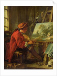 The Painter in his Studio by Francois Boucher