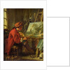 The Painter in his Studio by Francois Boucher