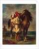 Arab saddling his horse, 1855 by Ferdinand Victor Eugene Delacroix