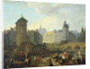 Quai de Gesvres, the Palais and Notre Dame Pump, c.1791 by Jacques Albert Senave