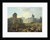 Quai de Gesvres, the Palais and Notre Dame Pump, c.1791 by Jacques Albert Senave