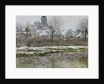 The Church at Vetheuil under Snow, 1878-79 by Claude Monet