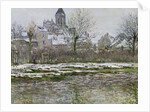 The Church at Vetheuil under Snow, 1878-79 by Claude Monet