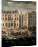 View of the Town Hall, Marseilles during the Plague of 1720 by Michel Serre