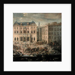 View of the Town Hall, Marseilles during the Plague of 1720 by Michel Serre