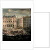View of the Town Hall, Marseilles during the Plague of 1720 by Michel Serre