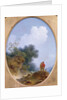 A Shepherd Playing the Flute Whilst a Peasant Girl Listens, 1765 by Jean-Honore Fragonard