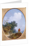 A Shepherd Playing the Flute Whilst a Peasant Girl Listens, 1765 by Jean-Honore Fragonard