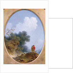 A Shepherd Playing the Flute Whilst a Peasant Girl Listens, 1765 by Jean-Honore Fragonard