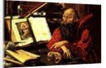 St. Jerome in Meditation by Marinus van Reymerswaele