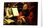 St. Jerome in Meditation by Marinus van Reymerswaele