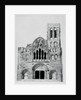 The Facade of La Madeleine de Vezelay by Eugene Emmanuel Viollet-le-Duc