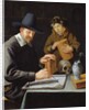 The Painter and his Pupil by Constantin Verhout