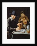 The Painter and his Pupil by Constantin Verhout