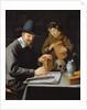 The Painter and his Pupil by Constantin Verhout