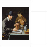 The Painter and his Pupil by Constantin Verhout