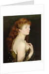 Portrait of a Young Red Haired Woman, 1889 by Charles Maurin