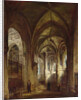 Interior of the Church of St. Pierre, Caen, 1861 by Francois d' Herbes