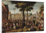 The Flemish Fair by Marten van Cleve