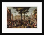 The Flemish Fair by Marten van Cleve