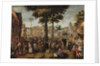 The Flemish Fair by Marten van Cleve