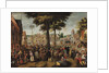 The Flemish Fair by Marten van Cleve