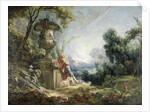 Pastoral Scene, or Young Shepherd in a Landscape by Francois Boucher