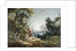 Pastoral Scene, or Young Shepherd in a Landscape by Francois Boucher