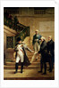 Napoleon I in the Palais Royal Received by the President of the Tribunal and Refusing the Plans of Percier or Fontaine, 1807 by Merry Joseph Blondel