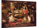 Kitchen Interior by Pieter the Elder (after) Bruegel