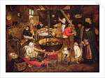 Kitchen Interior by Pieter the Elder (after) Bruegel