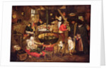 Kitchen Interior by Pieter the Elder (after) Bruegel