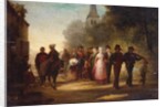 The Village Marriage, 1872 by Charles Marie Lhuillier