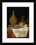 Still Life of a Herring and Flask by French School