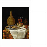 Still Life of a Herring and Flask by French School
