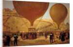 The Departure of Leon Michel Gambetta in the Balloon 'L'Armand-Barbes', 7 October 1870 by Jules & Guiaud Jacques Didier