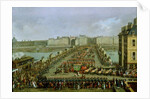 The Imperial Procession Returning to Notre Dame for the Sacred Ceremony of 2nd December 1804, Crossing the Pont-Neuf by Jacques Bertaux