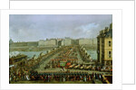 The Imperial Procession Returning to Notre Dame for the Sacred Ceremony of 2nd December 1804, Crossing the Pont-Neuf by Jacques Bertaux