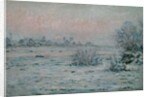 Snowy Landscape at Twilight, 1879-80 by Claude Monet