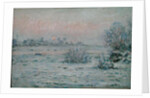 Snowy Landscape at Twilight, 1879-80 by Claude Monet