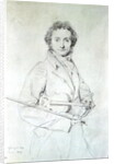 Portrait of Niccolo Paganini 1819 by Jean Auguste Dominique Ingres