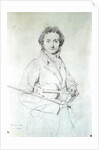 Portrait of Niccolo Paganini 1819 by Jean Auguste Dominique Ingres