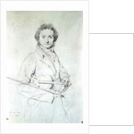 Portrait of Niccolo Paganini 1819 by Jean Auguste Dominique Ingres