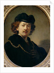 Self Portrait with Hat and Gold Chain, 1633 by Rembrandt Harmensz. van Rijn