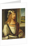 Self Portrait with Gloves, 1498 by Albrecht Dürer or Duerer