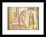 Fol.152v The Crowning of Montezuma II the Last Mexican Emperor in 1502, 1579 by Diego Duran