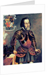 Hernando Cortes by Master of Saldana