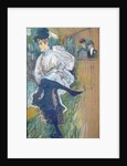 Jane Avril Dancing, c.1892 by Henri de Toulouse-Lautrec