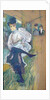 Jane Avril Dancing, c.1892 by Henri de Toulouse-Lautrec
