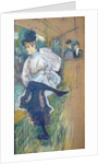 Jane Avril Dancing, c.1892 by Henri de Toulouse-Lautrec